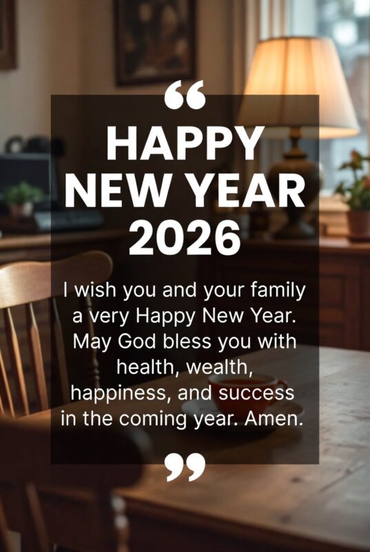 Happy New Year Image with Quote