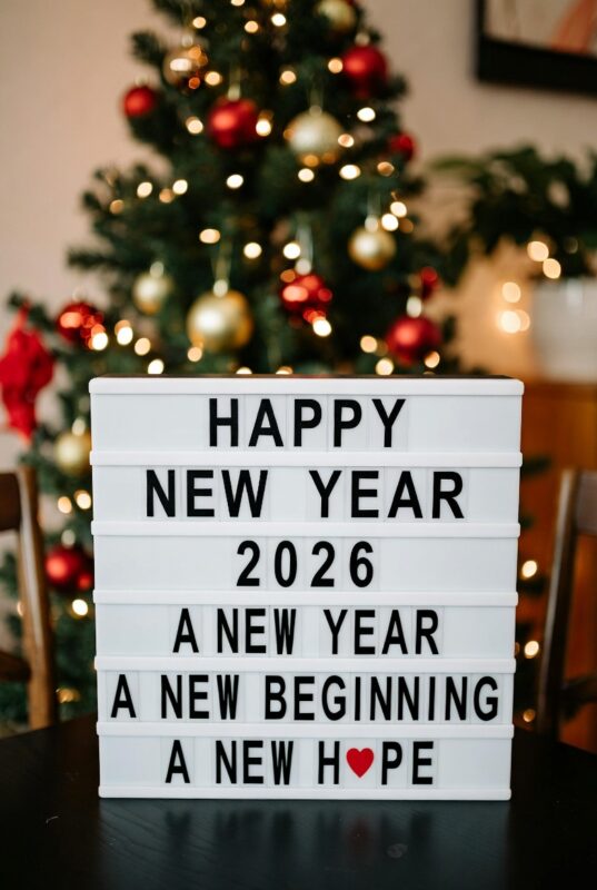 Happy New Year 2026 Image with Quote for Family