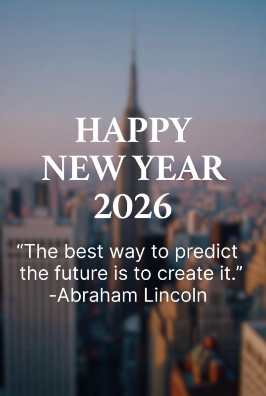 Happy New Year Image with Quote