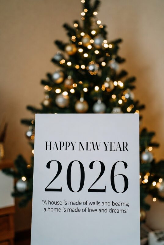Happy New Year 2026 Image with Quote for Family