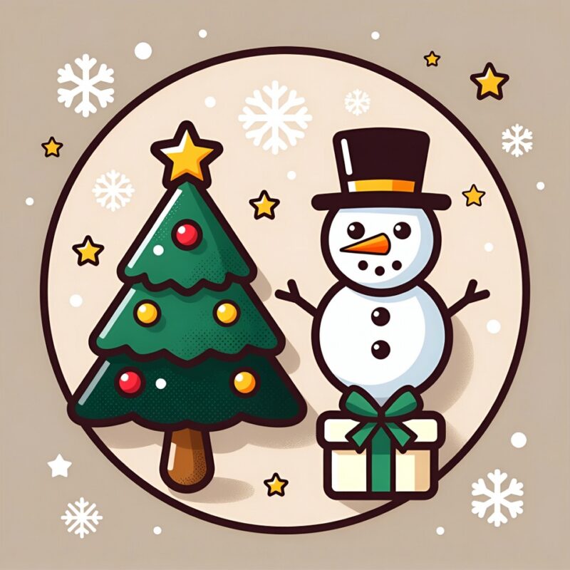 Happy Holidays and Happy New Year Clipart