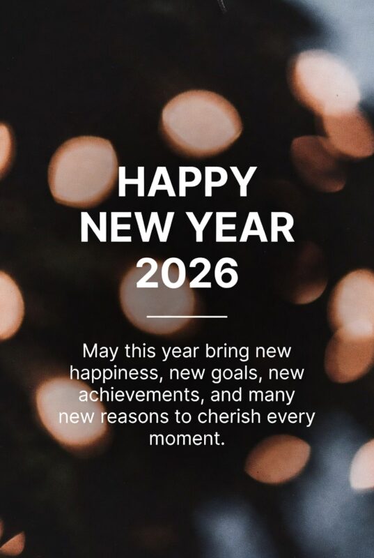 Happy New Year Image with Quote
