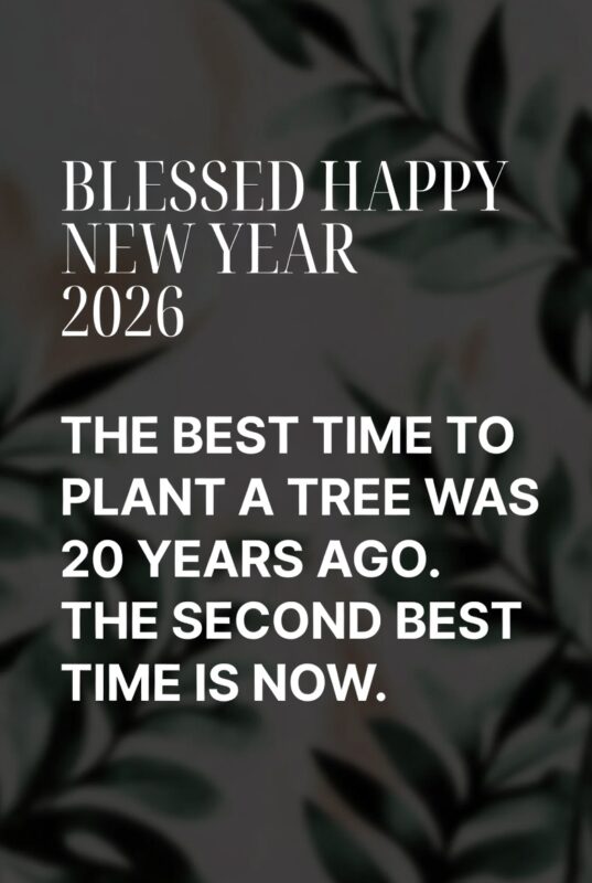 Blessed Happy New Year 2026 Image with Quote