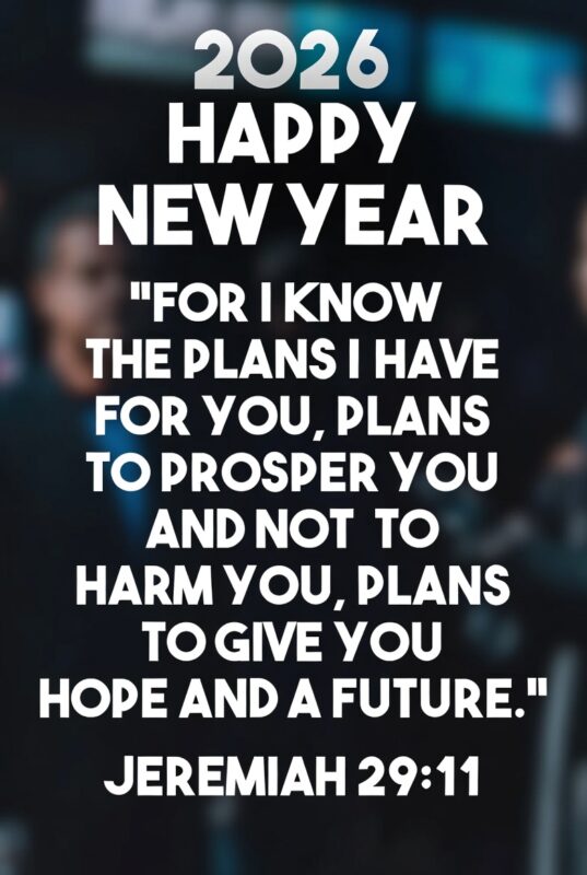 Blessed Happy New Year 2026 Image with Quote