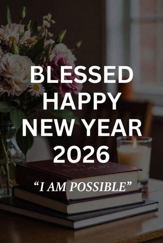 Blessed Happy New Year 2026 Image with Quote