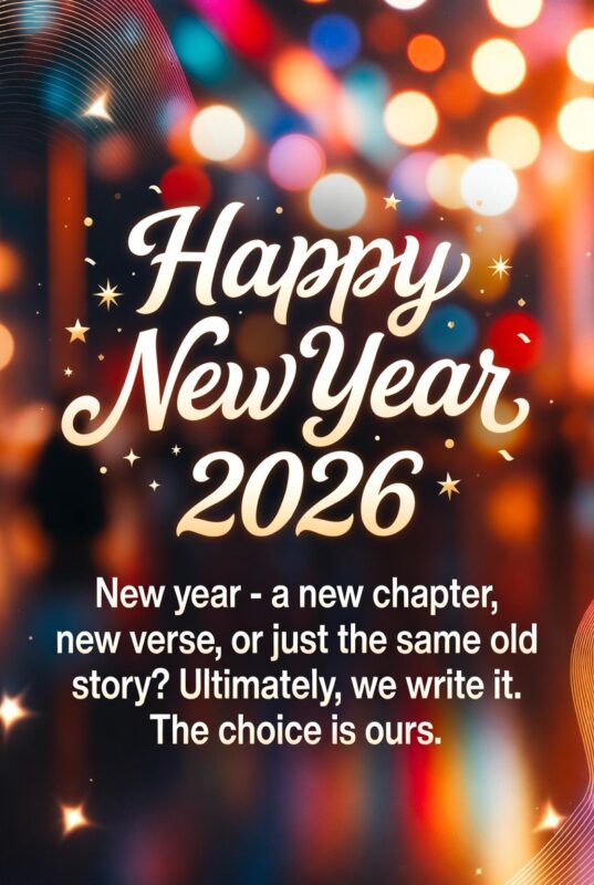 Happy New Year Images with Quotes 2026 – Free, Religious & Beautiful Wishes 27 Beautiful Happy New Year Image with Quote 2026