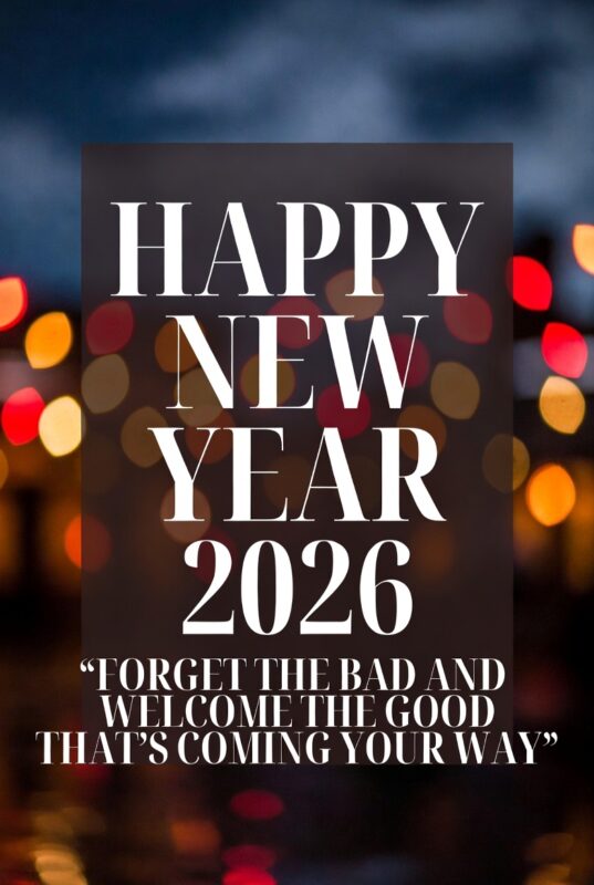 Happy New Year Image with Quote
