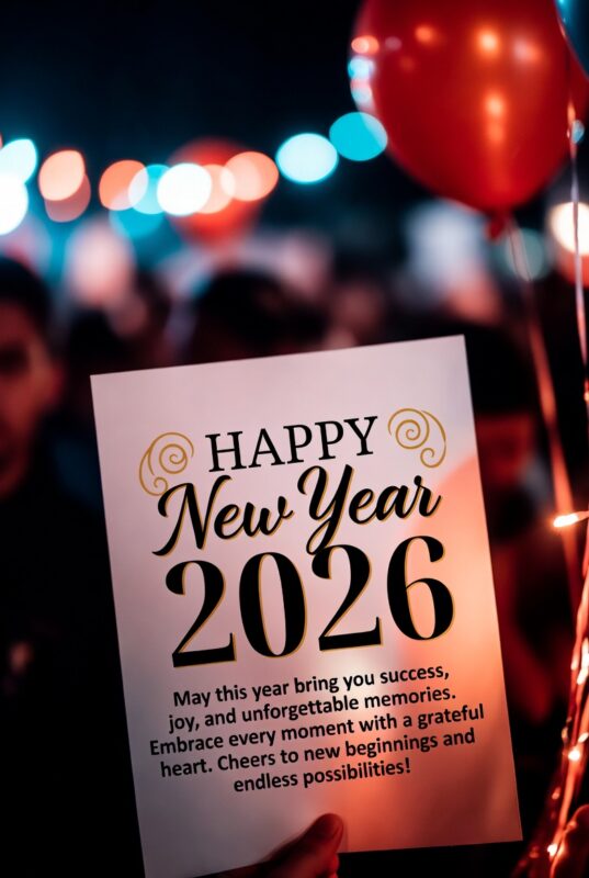 Happy New Year Images with Quotes 2026 – Free, Religious & Beautiful Wishes 28 Beautiful Happy New Year Image with Quote 2026