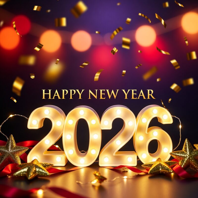 100+ Best Happy New Year Greetings 2026 – Wishes, Quotes, Images & Messages to Start the Year Right 21 Happy New Year Greetings 2026 Image