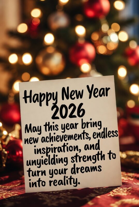 Happy New Year Image with Quote