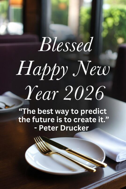 Blessed Happy New Year 2026 Image with Quote