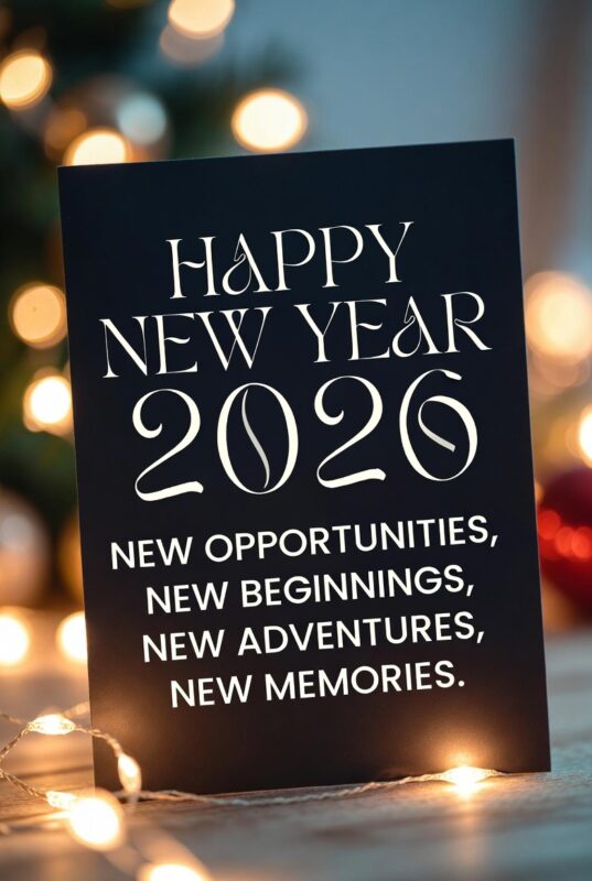 Happy New Year Image with Quote