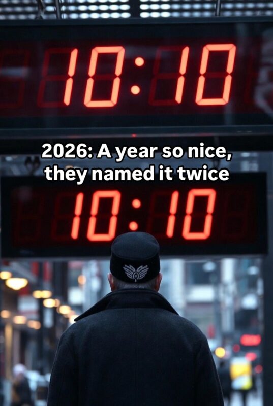 Funny Happy New Year 2026 Image with Quote