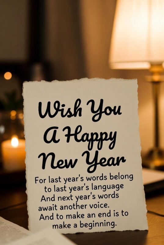 Happy New Year Images with Quotes 2026 – Free, Religious & Beautiful Wishes 98 Wish You a Happy New Year Image with Quote