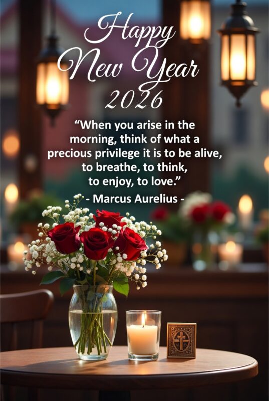 Happy New Year Images with Quotes 2026 – Free, Religious & Beautiful Wishes 75 Religious Happy New Year Image with Quote