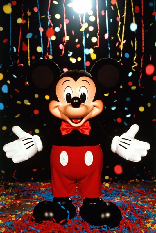 Mickey Mouse Happy New Year Wallpaper