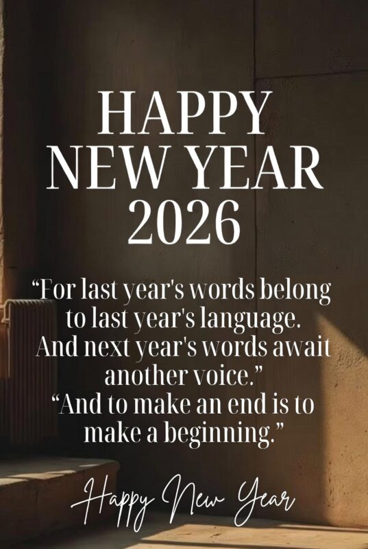Religious Happy New Year 2026 Image with Quote