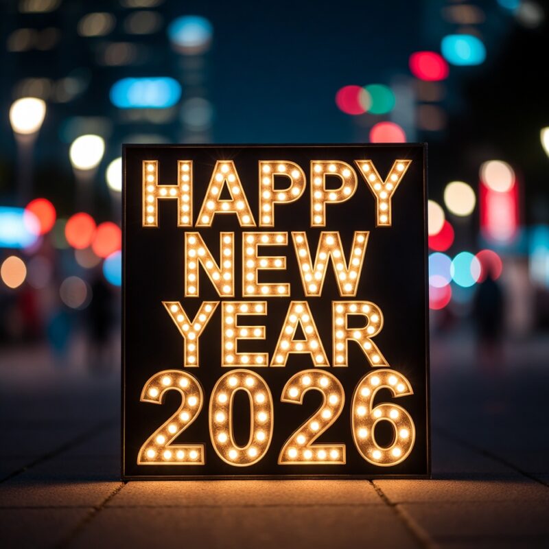 100+ Best Happy New Year Greetings 2026 – Wishes, Quotes, Images & Messages to Start the Year Right 17 Happy New Year Greetings 2026 Image