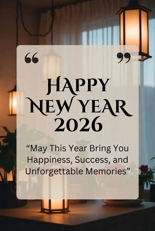 Happy New Year Image with Quote
