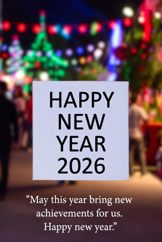 Happy New Year Images with Quotes 2026 – Free, Religious & Beautiful Wishes 33 Beautiful Happy New Year Image with Quote 2026