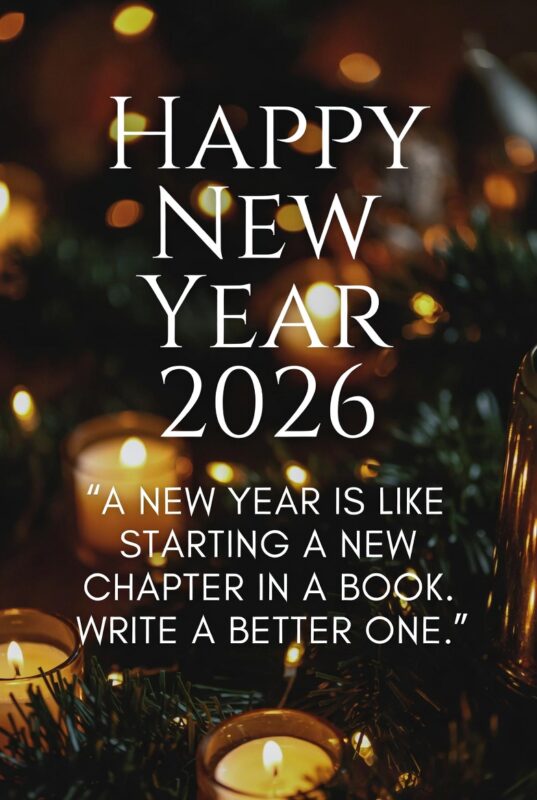 Happy New Year Image with Quote