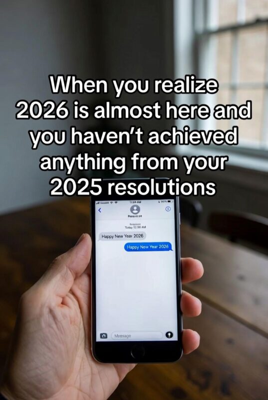Funny Happy New Year 2026 Image with Quote