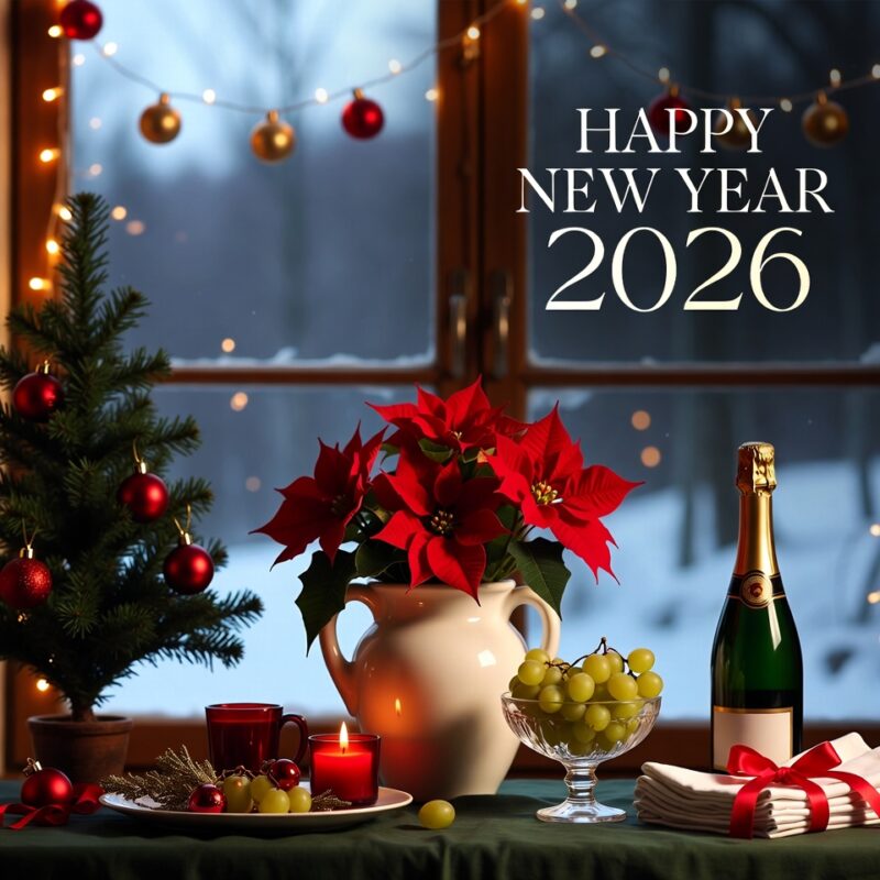 100+ Best Happy New Year Greetings 2026 – Wishes, Quotes, Images & Messages to Start the Year Right 47 Happy New Year Greetings 2026 Image