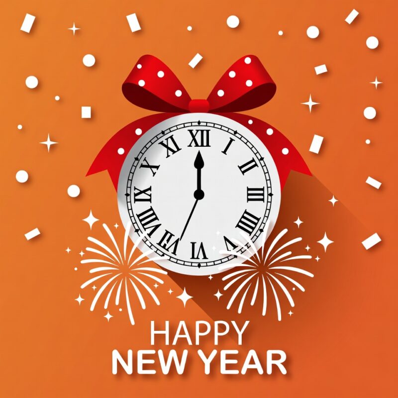 Happy New Year Clipart 2026