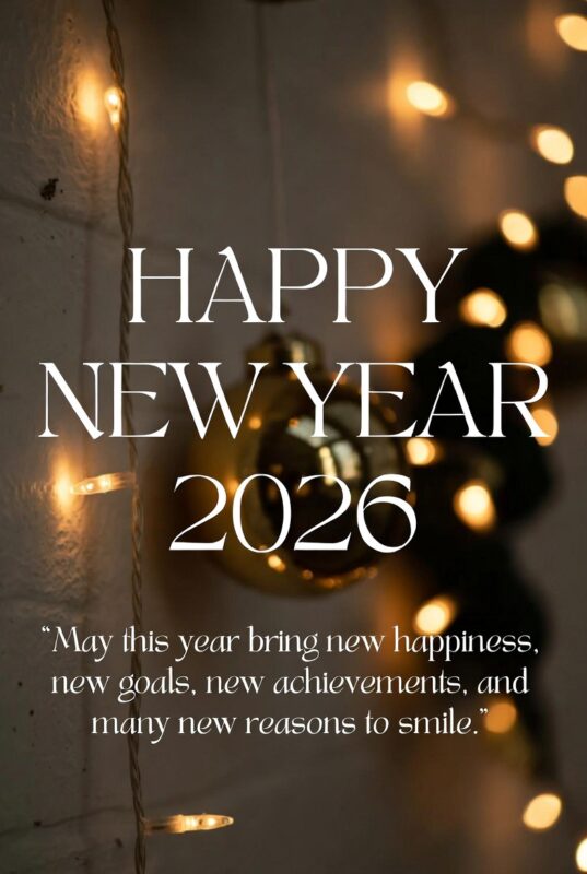 Happy New Year Image with Quote