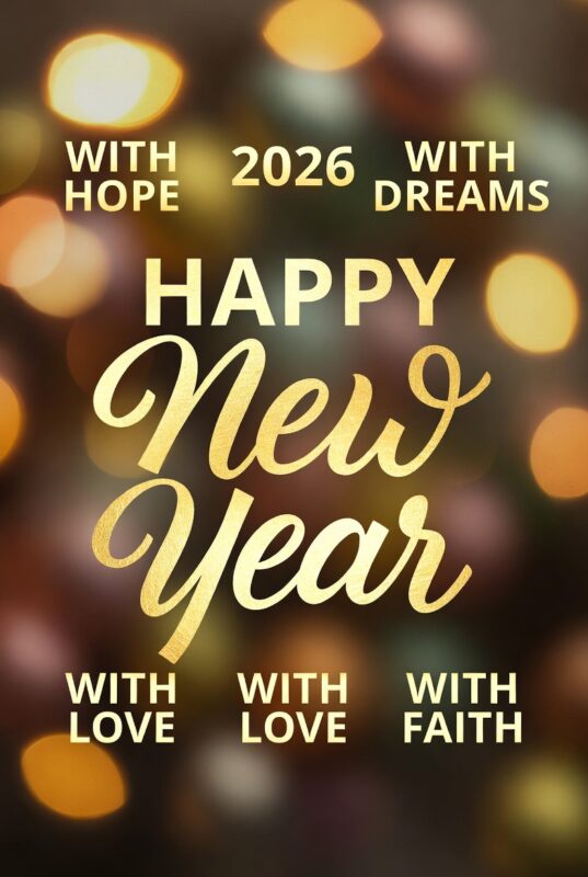 Happy New Year Images with Quotes 2026 – Free, Religious & Beautiful Wishes 38 Beautiful Happy New Year Image with Quote 2026