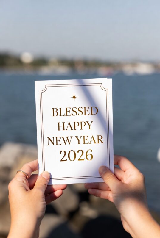 Blessed Happy New Year 2026 Image with Quote