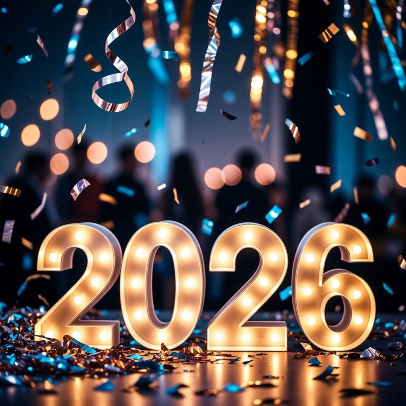 100+ Best Happy New Year Greetings 2026 – Wishes, Quotes, Images & Messages to Start the Year Right 9 Happy New Year Greetings 2026 Image