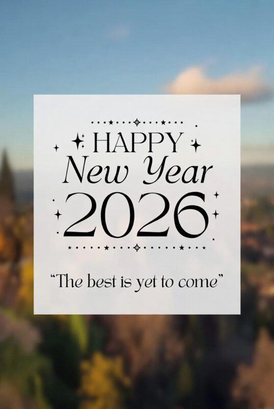 Happy New Year Image with Quote