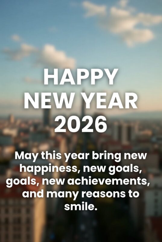 Happy New Year Image with Quote