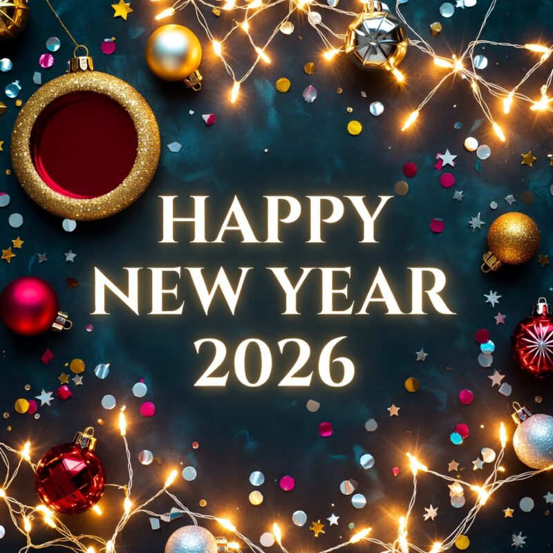100+ Best Happy New Year Greetings 2026 – Wishes, Quotes, Images & Messages to Start the Year Right 6 Happy New Year Greetings 2026 Image