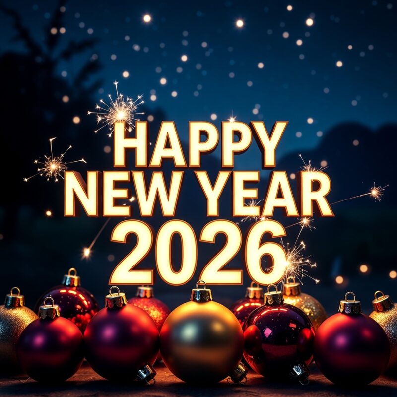 100+ Best Happy New Year Greetings 2026 – Wishes, Quotes, Images & Messages to Start the Year Right 5 Happy New Year Greetings 2026 Image