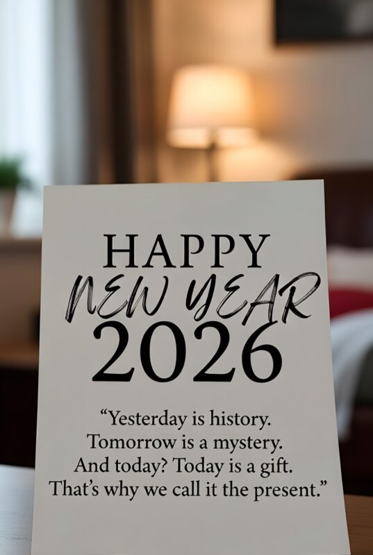 Happy New Year Images with Quotes 2026 – Free, Religious & Beautiful Wishes 43 Beautiful Happy New Year Image with Quote 2026