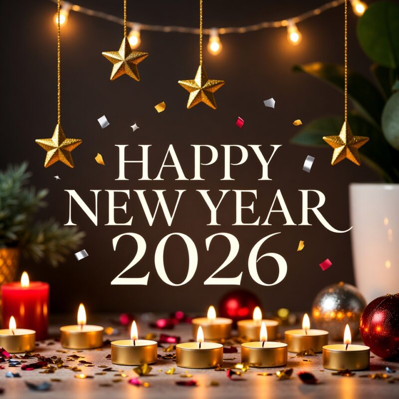 100+ Best Happy New Year Greetings 2026 – Wishes, Quotes, Images & Messages to Start the Year Right 4 Happy New Year Greetings 2026 Image