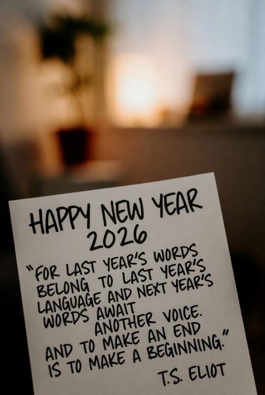 Happy New Year Image with Quote