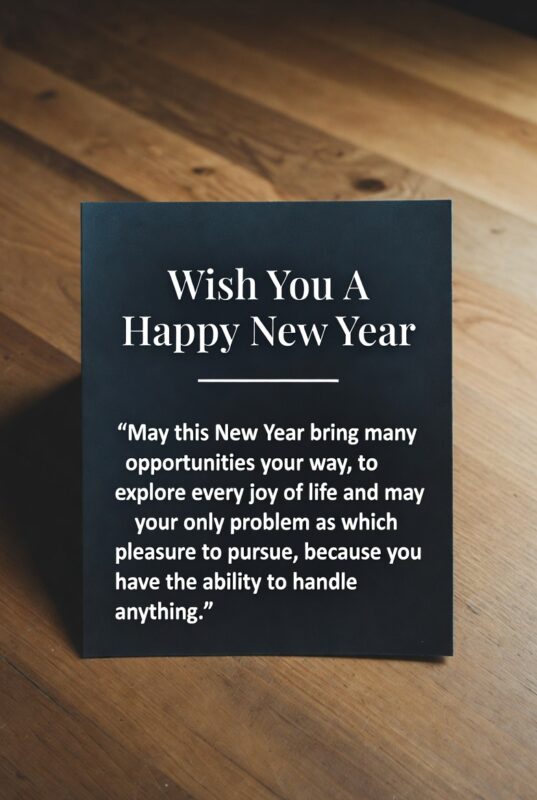 Happy New Year Images with Quotes 2026 – Free, Religious & Beautiful Wishes 79 Wish You a Happy New Year Image with Quote