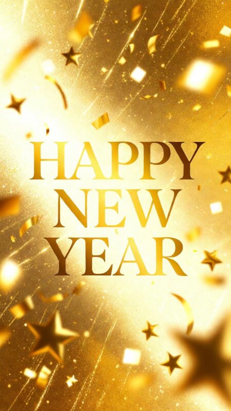 Happy New Year Background 2026 – Free HD Wallpapers, Zoom & Teams Designs 53 Gold Happy New Year Background