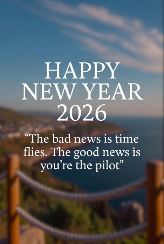 Happy New Year Image with Quote