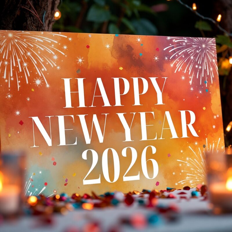 100+ Best Happy New Year Greetings 2026 – Wishes, Quotes, Images & Messages to Start the Year Right 3 Happy New Year Greetings 2026 Image