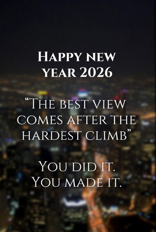 Happy New Year Image with Quote