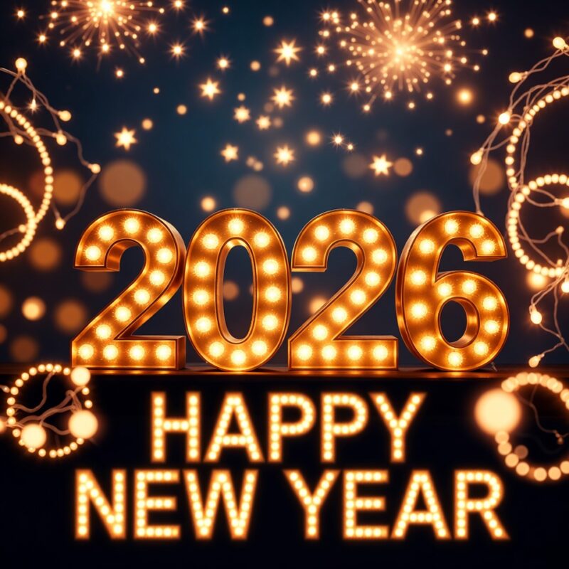100+ Best Happy New Year Greetings 2026 – Wishes, Quotes, Images & Messages to Start the Year Right 2 Happy New Year Greetings 2026 Image