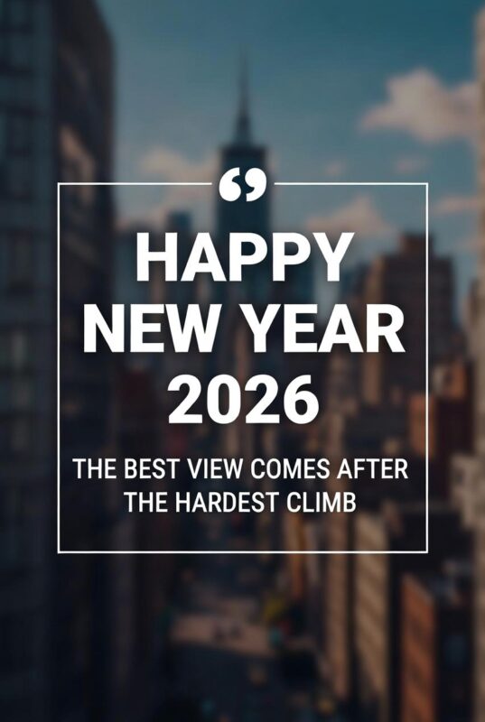 Happy New Year Image with Quote