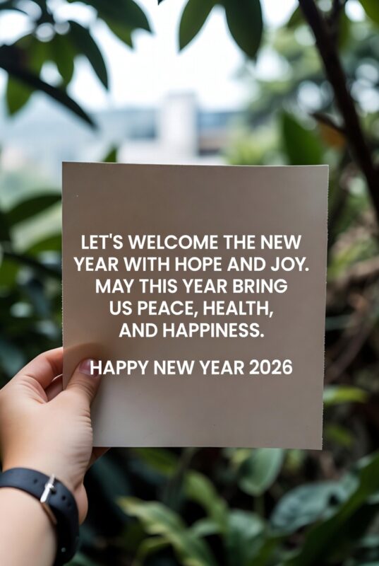 Happy New Year Image with Quote