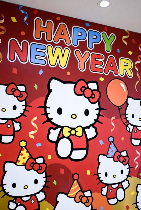 Hello Kitty Happy New Year Wallpaper