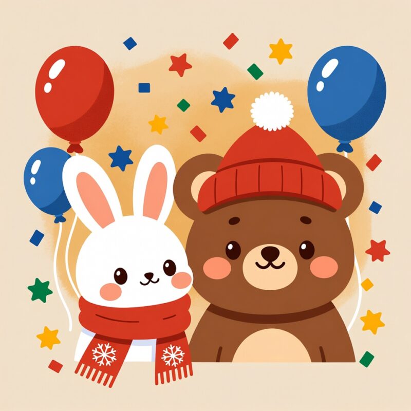 Cute Happy New Year Clipart