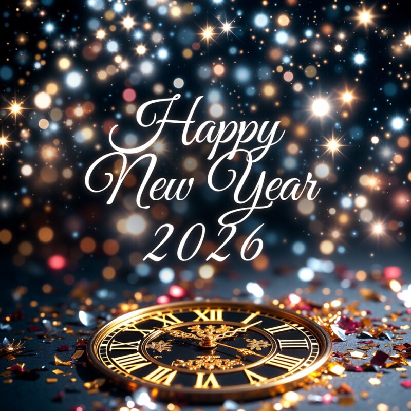 100+ Best Happy New Year Greetings 2026 – Wishes, Quotes, Images & Messages to Start the Year Right 43 Happy New Year Greetings 2026 Image